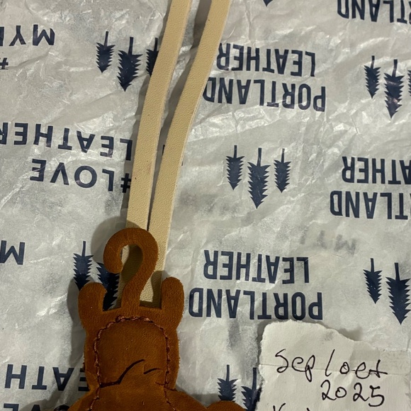 DAKOTA Portland Leather Monkey Keychain Charm FAST SHIP Portland Leather Charm - Picture 4 of 6